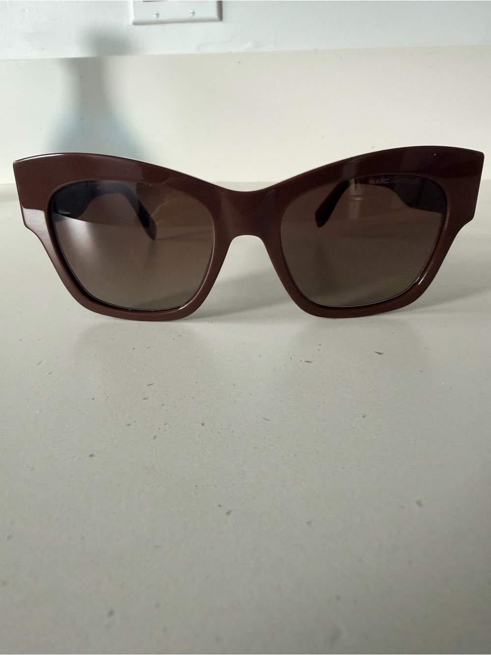 Marc Jacobs Brown Cat-Eye Sunglasses